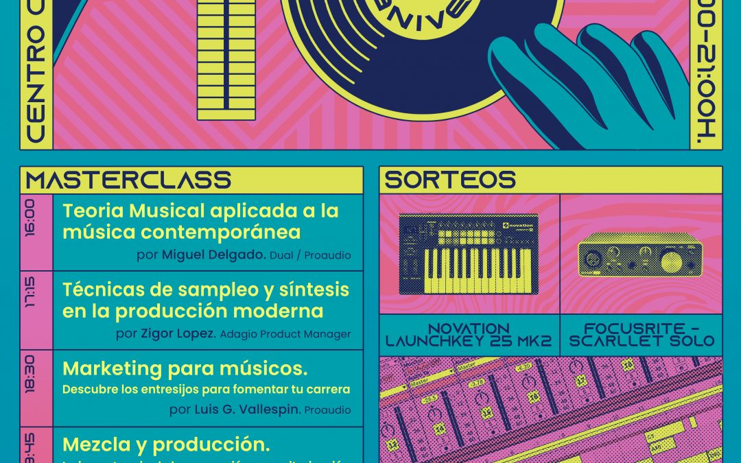 Proaudio comienza la celebración de su 10º aniversario con una jornada de masterclasses gratuitas