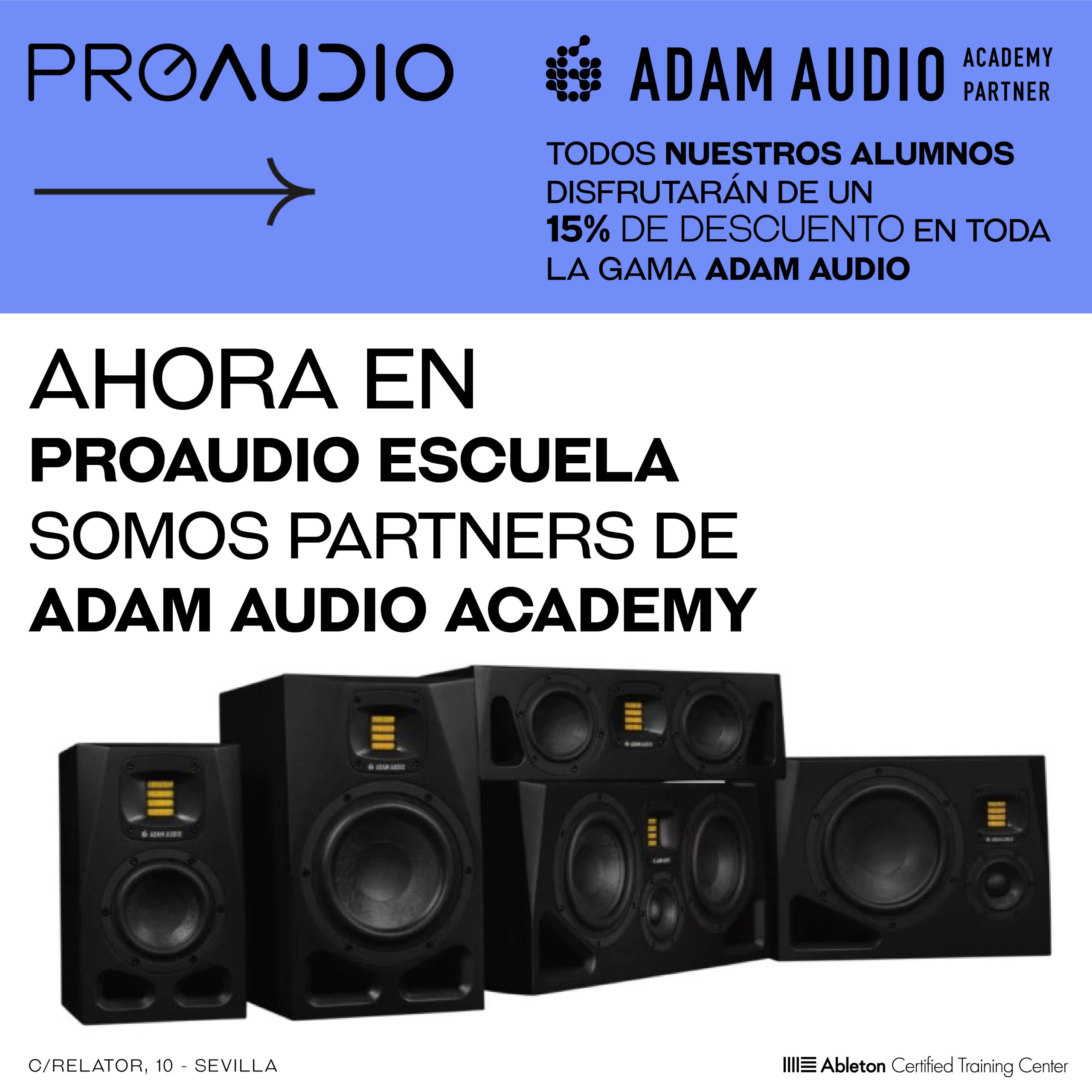 Adam Audio y Proaudio
